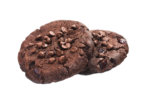 Double choco chip cookies